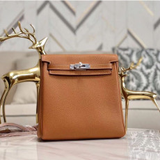 HERMES [프리미엄]에르메스 켈리아도 백팩 22cm-23 토고 은장