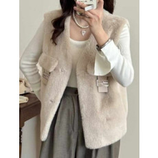 FENDI 펜디 밍크 조끼