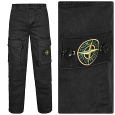 STONE ISLAND 스톤아일랜드 가먼트다잉 앞포켓 카고팬츠 2COLOR