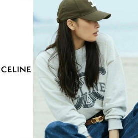 CELINE 셀린느 트리옴페 기모 맨투맨