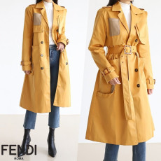 FENDI 펜디 옐로우 롱코트