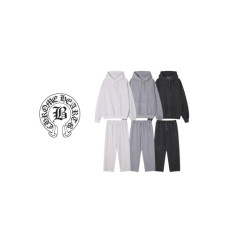 CHROME HEARTS 크롬하츠 피그먼트 후드 스트링 조거세트