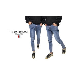 THOM BROWNE 톰브라운 연청 슬림스트레이트 청바지