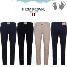 THOM BROWNE 톰브라운 패치 스판 면팬츠