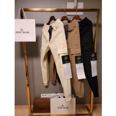 STONE ISLAND 스톤아일랜드 밴딩 스판 카고 조거팬츠
