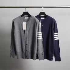 THOM BROWNE 톰브라운 사선완장 라운드 가디건