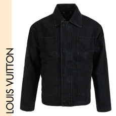 LOUIS VUITTON 루이비통 불박 로고 청자켓
