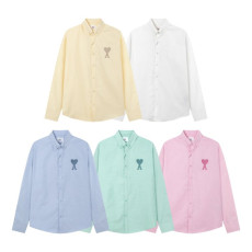 AMI 아미 톤온톤 빅 하트 셔츠