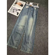 DIOR 디올 뒷포인트 기본 일자 청바지