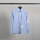 THOM BROWNE 톰브라운 사선완장 린넨 셔츠 2COLOR