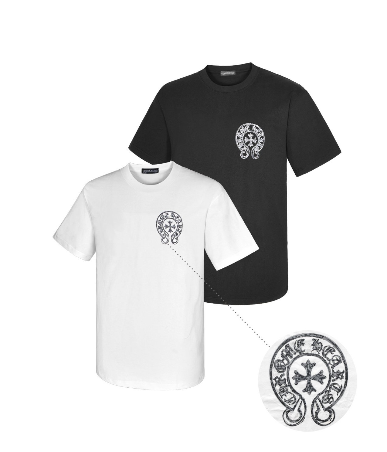 CHROME HEARTS 크롬하츠 말굽 반팔