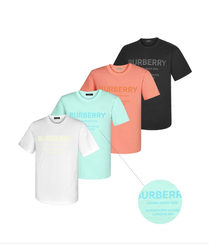 BURBERRY 버버리 로고 반팔