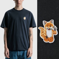 MAISON KITSUNE 메종키츠네 올라잇패치 반팔 2COLOR