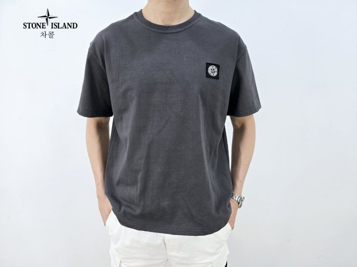 STONE ISLAND 스톤아일랜드 자수로고 반팔 3COLOR