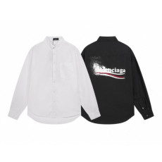 BALENCIAGA 발렌시아가 08 폴리티컬 스텐실 로고 셔츠