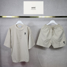 AMI 아미 쿨링 와플 헨리 스트링&밴딩 팬츠 3COLOR