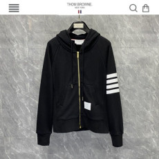 THOM BROWNE 톰브라운 사선완장 시그니쳐 코튼 후드집업 3COLOR