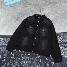 BALENCIAGA 발렌시아가 SS 더블B 그라피티 데님 자켓