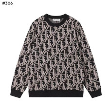 DIOR 디올 자카드 라운드 니트 스웨터