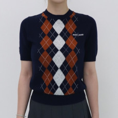 MIUMIU 미우미우 캐시미어 크루넥 니트