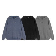 BALENCIAGA 발렌시아가 자수 로고 워싱 후드