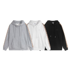 BURBERRY 버버리 체크 트리밍 후드