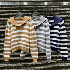 DIOR 디올 스트라이프 라펠 니트