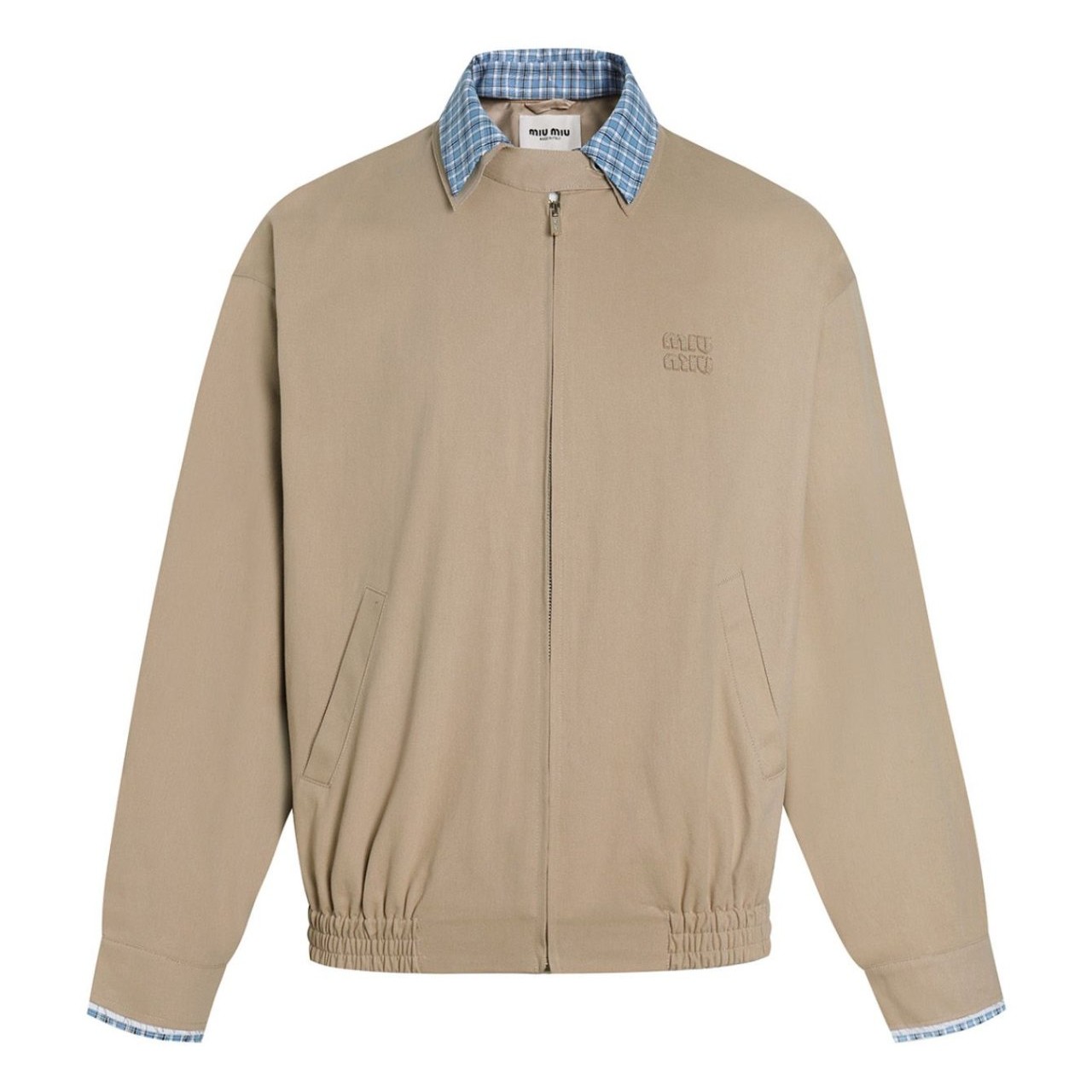 MIUMIU 미우미우 치노 블루종 자켓