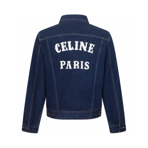 CELINE 셀린느 로얄 인디고 워시 데님 트러커 자켓