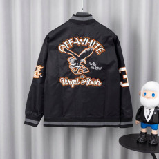 OFF-WHITE 오프화이트 멀티 패치 바시티 자켓