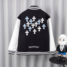 CHROME HEARTS 크롬하츠 멀티 크로스 패치 바시티 자켓