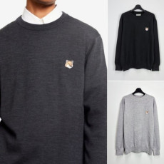 MAISON KITSUNE 메종키츠네 폭스헤드  라운드니트