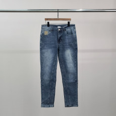 LOEWE 로에베 아나그램 절개 워싱 청바지