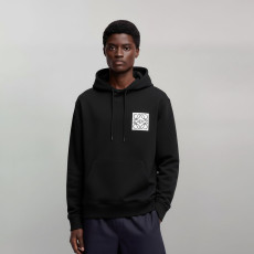 LOEWE 로에베 스퀘어로고 코튼 후드티