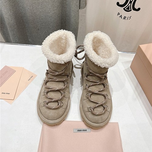 MIUMIU 미우미우 여성용 스노우 부츠 M27595 2COLOR