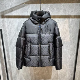 LOUIS VUITTON 루이비통 모노그램 배색 다운 패딩 2COLOR