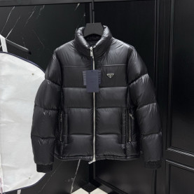 PRADA 프라다 파이핑 다운 패딩
