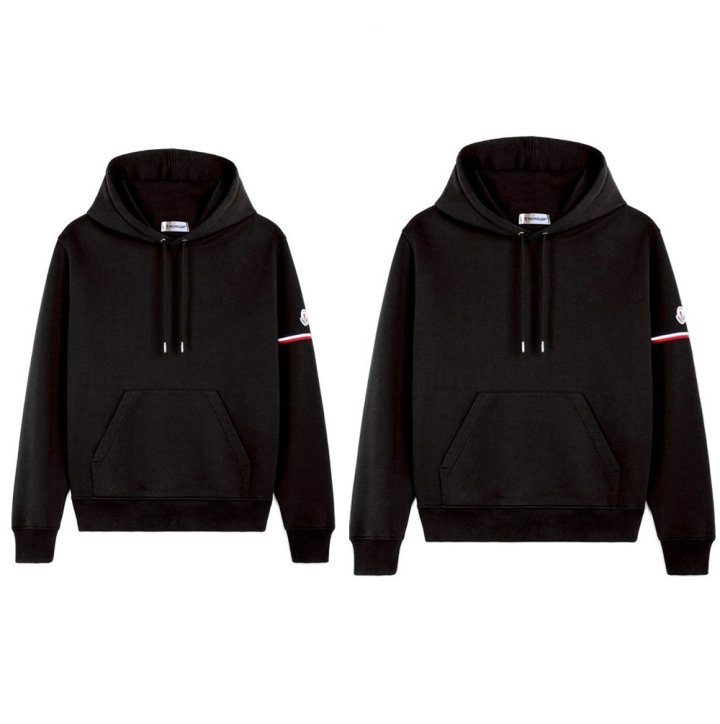 MONCLER 몽클레어 삼선 암밴딩 후드티