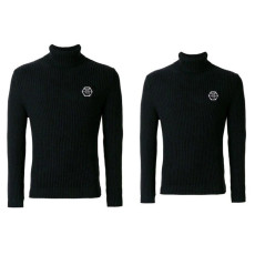 PHILIPP PLEIN 필립플레인 플레이트 골지 터틀넥 2COLOR