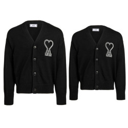 AMI 아미 보플 빅패치 로고 안타르시아 가디건