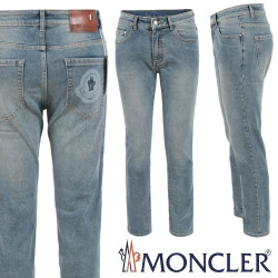 MONCLER 몽클레어 노블 시그니처 워싱 슬림 일자진