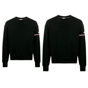 MONCLER 몽클레어 삼선 암밴딩 맨투맨