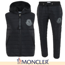 MONCLER 몽클레어 빅로고 패딩 베스트 셋업