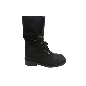 5위 CHANEL 샤넬 레더 바이커 부츠 C78068 2COLOR