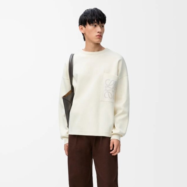 LOEWE 로에베 아나그램 포켓 스웨터 2COLOR