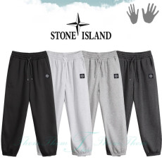 STONE ISLAND 스톤아일랜드 보아털 스웻 조거 팬츠