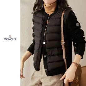 ●12월 판매 20위● MONCLER 몽클레어 미네트 니트 패딩점퍼 2COLOR