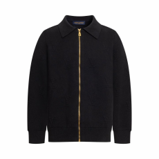 LOUIS VUITTON 루이비통 엠보스드 테크니컬 울 블루종