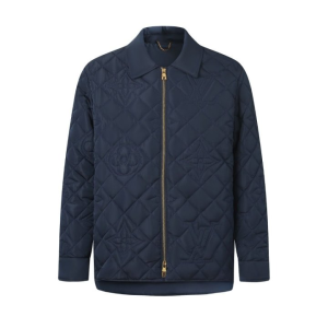 LOUIS VUITTON 루이비통 퀄티드 모노그램 오버 셔츠 자켓