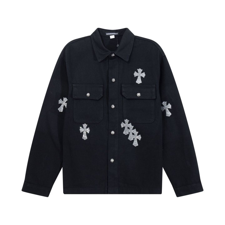 CHROME HEARTS 크롬하츠 크로스 홀스슈 데님 자켓